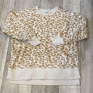 Aerie Women’s Animal Print Pullover Sweatshirt